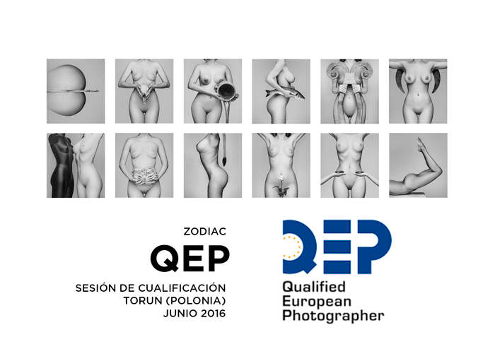 Colección Fotográfica por la que me ha concedido el título QEP NUDE PHOTOGRAPHY, Torun (Polonia) Junio 2016